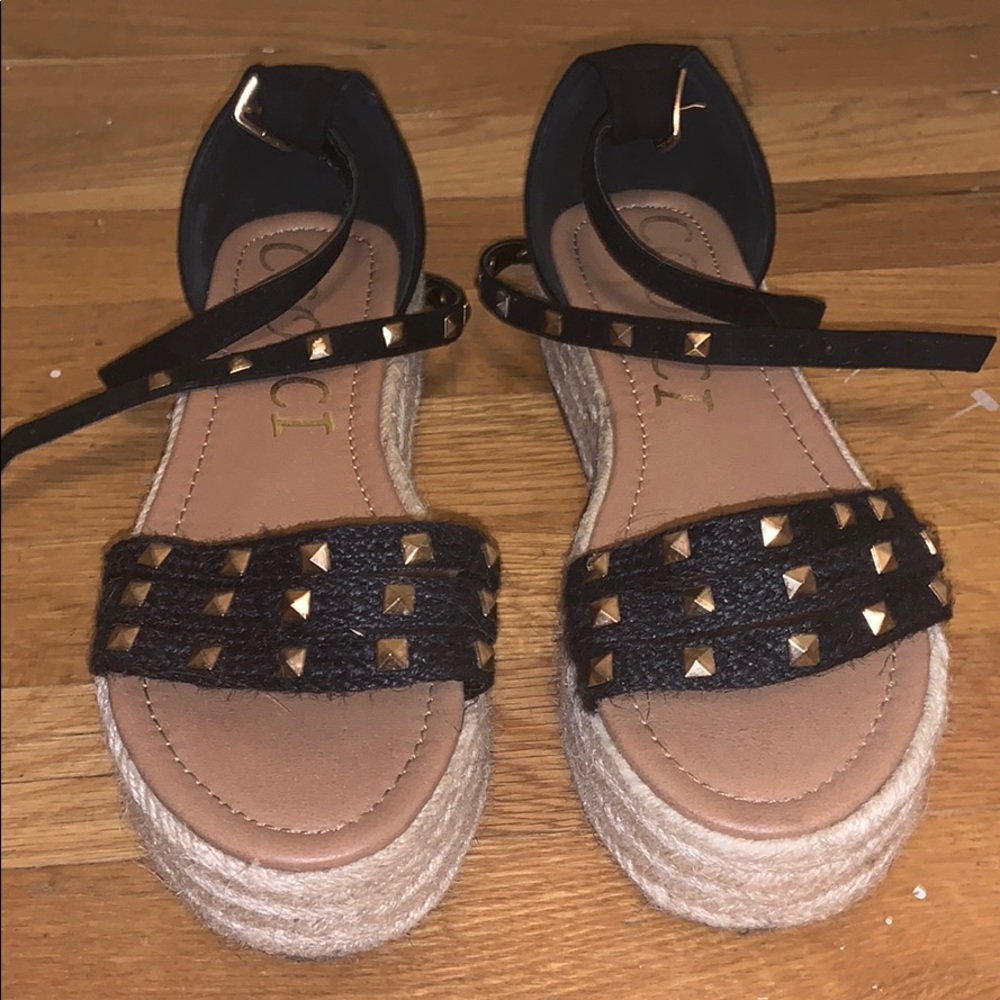 Vici platform espadrille sandals